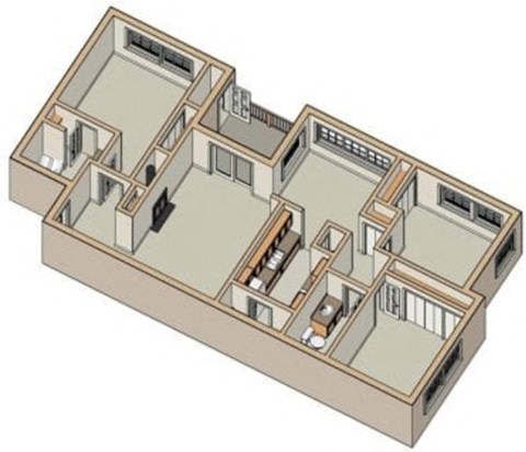 a floor plan of a house